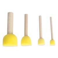 hot【DT】☜℡▣  4Pcs/pack Kid Sponge Paint Original Handle Painting Graffiti Early Supplies Gifts