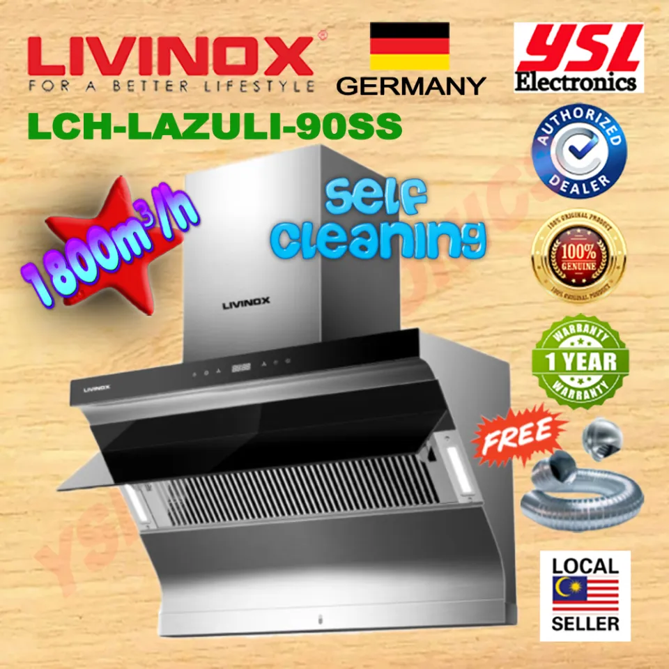 LIVINOX COOKER HOOD LCH-LAZULI-90SS (1800m3/h)