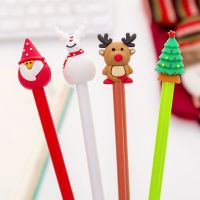 4 / PCS Christmas Neutral Pen Cartoon Christmas Pen Signature Pen Student Christmas Gift Pen