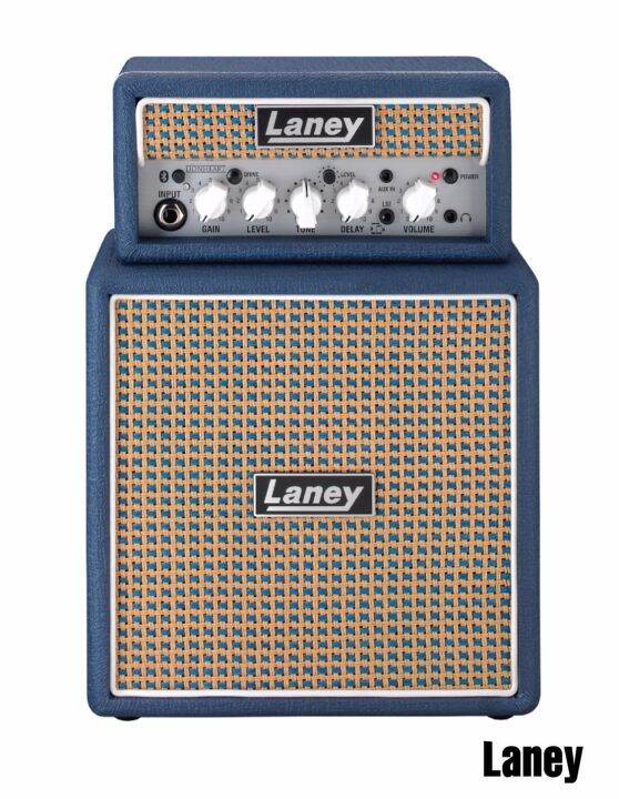 laney-mini-stack-b-lion-แอมป์กีตาร์-mini-stack-6-วัตต์-ลำโพง-3-นิ้ว-4-ตัว-มีเอฟเฟค-delay-ในตัว