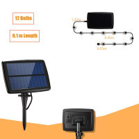 Led Solar Lamp Outdoor Waterproof G40 Bulbs Solar LED Light Street Garland Lamp String Led Solar Light for Garden Decoration