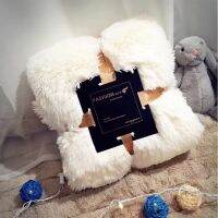 [COD]Double Size Large Soft Warm Shaggy Fluffy Throw Plush Blanket ผ้าห่มเตียงโซฟา