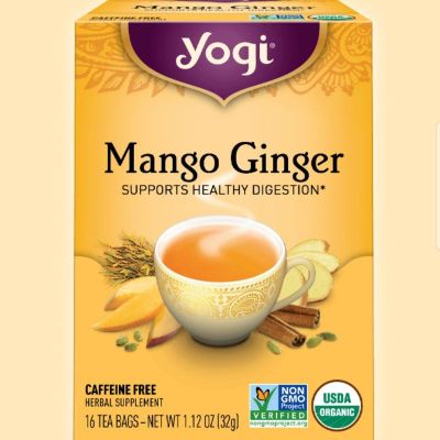 Premium for U📌ชา YOGI TEA DIGESTION TEA BOX ชาสมุนไพรออแกนิค  เพื่อสุขภาพจากอเมริกา📌 Mango Ginger