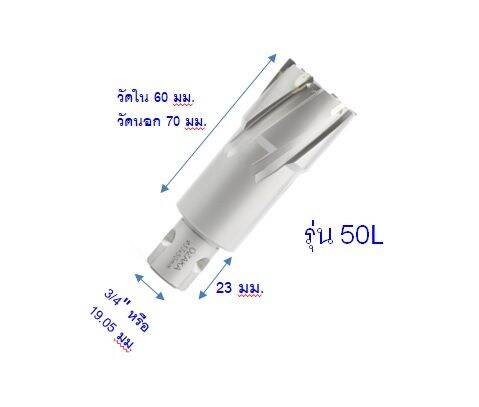 ดอกเจ็ทบอช-jetbroach-แบบนิ้ว-เจาะทะลุ-50-มม-ดอกเจาะคารไบด์-ดอกสว่านเจ๊ทบอส-สำหรับเจาะแสตนเลส-เหล็กหนาๆ