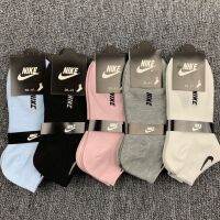 {Sock Shop} 5คู่1ชุดคุณภาพสูงถุงเท้ากีฬาผ้าฝ้ายสำหรับผู้หญิงและผู้ชาย