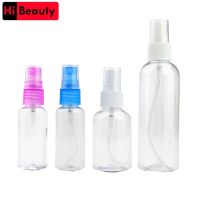 1PC Portable Makeup Spray Bottle Transparent PET Plastic Refillable Bottles Perfume Sub-bottling Cosmetic Makeup Spray Bottle