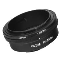 อะแด็ปเตอร์สำหรับแคนน่อน Fotga เลนส์สำหรับกล้อง Canon FD &amp; FL EOS EF-M เมาท์กล้องไร้กระจกบอดี้ M1 M2 M3 M5 M10 M50 M100