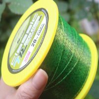 [HUYE Outdoor Store] 500M สายตกปลาที่มองไม่เห็น3D Spoted Sinking Super Strong Fluorocarbon เคลือบสายตกปลาคาร์พ