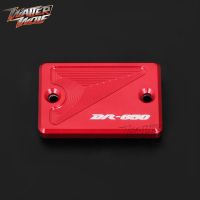 Front Rear Brake Reservoir Cover For SUZUKI DR 650 SE R/S Motorcycle Accessories Fluid Oil Pump Cylinder Cap CNC 650R 650S 650SE