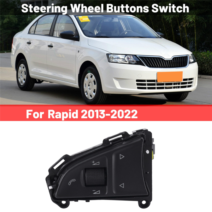multi-function-steering-wheel-buttons-cruise-control-switch-5e0919719c-for-skoda-rapid-2013-2022