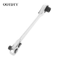 OOTDTY 14 "Dual Head Square Ratchet Socket Wrench Hex Bit Driver ไขควง72ฟัน Dorp Shipping