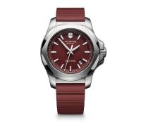 Victorinox นาฬิกา Watches - I.N.O.X. Red Dial&amp;Red Rubber Strap (241719.1)