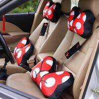 Car Pillow Cute Bowknot Headrest Back Cushion Car Seat Lumbar Pillow Women Lovely Neck Girls Lady Wholesale Car Accessories