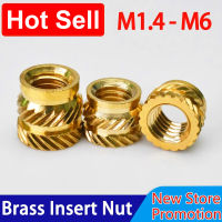 M1 M1.4 M1.6 M1.7 M2 M2.5 M3 M4 M5 M6 M8 ทองเหลืองความร้อนเกลียวอ่อนนุช Hot Melt Knurled ฉีดฝังอ่อนนุชของ 3D Pringting-ef2