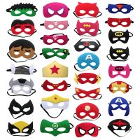 original Halloween Childrens costume performance props Spider-Man Iron Man Superman Thor Eyepatch Mask