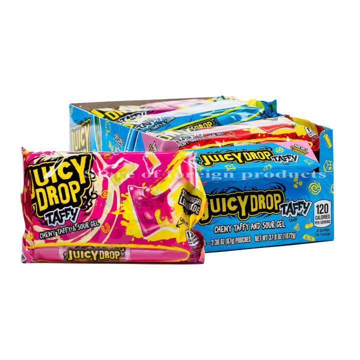 Juicy Drop Chewy Taffy and Sour Gel 2pcs. Lazada PH