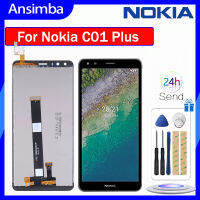 Ansimba หน้าจอ LCD ดั้งเดิมสำหรับ Nokia C01บวกหน้าจอ LCD แสดงหน้าจอสัมผัสดิจิตอลแทนการประกอบสำหรับ Nokia C01บวกหน้าจอแสดงผล TA-1383 TA-1387พร้อมเครื่องมือฟรี