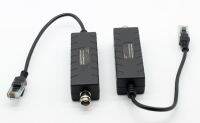 one pair single channel Passive IP Extender Over Coaxial Cable 10/100Mbps with RG59 connector transmission 100m