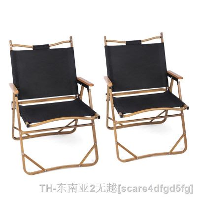 hyfvbu◙❈❏  2 Pack Folding Aluminum Chairs - Indoor Outdoor Camping Hiking Fishing Also for Room Patio B