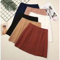 VE6611 -MSIA Ready Stock Female Short Skirt High Waist Skirt With Inner Pant 现货百搭拼接A字裙短裙