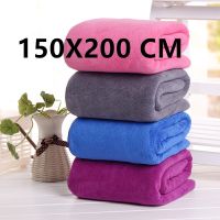 Thickened microfiber fitness bath towel super soft travel camping towel adult super absorbent swimming sports towel