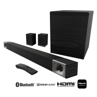 KLIPSCH CINEMA 600 SOUNDBAR + WIRELESS SUBWOOFER + SURROUND 3 660W 5.1 CHANNEL/ ลําโพงซาวบาร์ 5.1 Channel + ซัฟวูฟเฟอร์ไร้สาย (สินค้าใหม่แกะกล่อง รับประกันศูนย์ไทย)