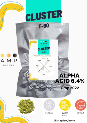 CLUSTER HOPS PELLETS T90