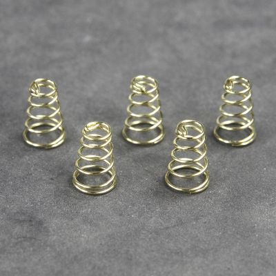 【LZ】s0j8l4 7.4mm (D) x 10.5mm (H) Gold Plated Spring (5 pcs) Flashlight DIY