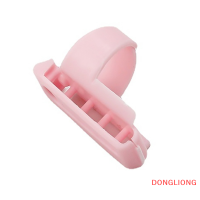 DONGLIONG ชุดยึดสำหรับใส่นิ้วเส้นด้ายเครื่องมือสำหรับงานหัตถกรรมปลอกถักโลหะ