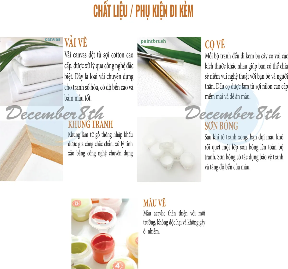 Tranh Tô Màu Theo Số Tranh Sơn Dầu Số Hóa December8Th Mèo Bên Cây Xương  Rồng Mx | Lazada.Vn