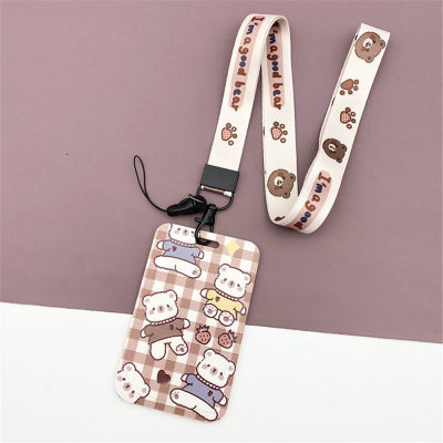 Students Bus Card Case Bank ID Credit Card Holder Identity Badge Cards Cover Lanyard Card Case Card Holder