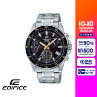 CASIO นาฬิกาข้อมือผู้ชาย EDIFICE รุ่น EFV-540D-1A9VUDF วัสดุสเตนเลสสตีล สีดำ