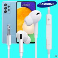 หูฟัง สมอลทอล์ค Samsung (ซัมซุง) 3.5 mm Aux In-Ear Galaxy A52 5G และทุกรุ่น อินเอียร์ เสียงดี เบสนุ่มหนัก ปุ่มเล่น-หยุด-เลื่อนเพลง- ปรับระดับเสียง