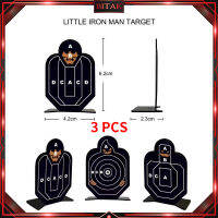 Bitak Metal Sho oting เป้าหมายขนาดเล็ก CS Sho oting Target Practice Target Sl ingsh ot So ft Bu ll et Toy G un Small Steel Man Iron Target