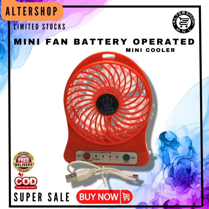 hand held battery operated fans bulk