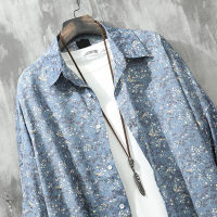 Summer Thin Type Sunscreen Shirt Long Sleeve Men And Women Loose bf Trendy Outerwear Sun Protection Clothing Hong Kong Style Ruan Shuai Flower Shirt Trendy