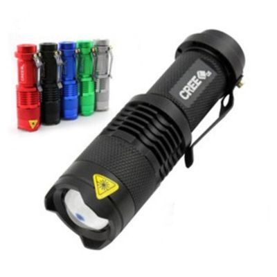 Bán Buôn SK-68 LED Mini Zoom Đèn Pin Có Thể Sạc Lại Long Shot Glare Đèn Pin AA Chiếu Sáng Ngoài Trời