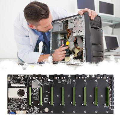 Allwin BTC-D37 Intel Celeron 847 Motherboard With 8 * PCIe X16 GPU Slot For Bitcoin