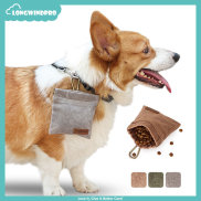 Outdoor Dog Treat Hands Free Pouch Waterproof Dog Snack Bag with Easily