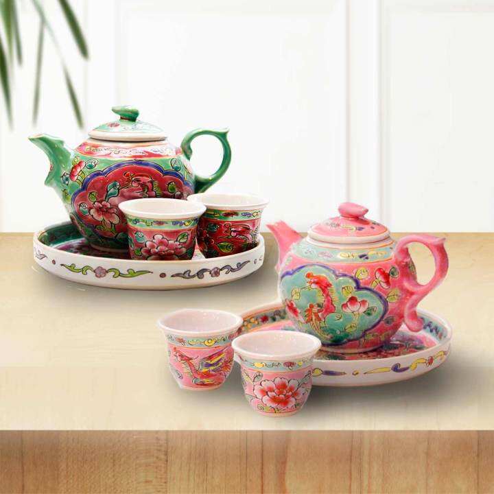 Peranakan Teapot Set Lazada Singapore