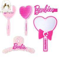 CHANBAEK Barbiestyle กระจกแต่งหน้า คลิปผมตุ๊กตาบาร์บี้ หวีถุงลมนิรภัย Colorkey สี น่ารักน่ารักๆ สไตล์เกาหลีแบบ สาวๆ