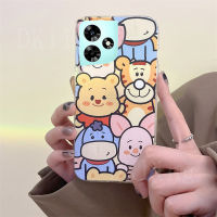 เคสโทรศัพท์ลายสัตว์น่ารัก2023สำหรับ Realme C53กันกระแทก REALMEC53ปลอกอ่อนซิลิโคนลายการ์ตูน KT Bear ฝาหลัง