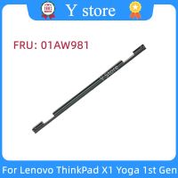 Y Store ปิดบานพับ LCD ใหม่สำหรับ Lenovo Thinkpad X1 Yoga 1St Gen LCD แถบบานพับกรอบครอบขอบหน้าปัด01AW981สีดำ