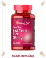 Puritans Pride Red Yeast Rice 600 mg / 120 Capsules