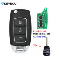 81996-1H100อัพเกรดพลิกการควบคุมระยะไกล Key Fob เปลี่ยนสำหรับ Kia Ceed 2006 2007 2008 2009 2ปุ่ม433เมกะเฮิร์ตซ์ ID46ชิป