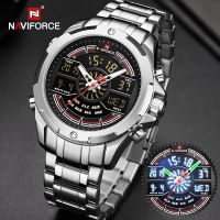 NAVIFORCE Luxury Watches Mens Waterproof og Alarm Digital Sport Military Quartz Wrist Watch for Men Clock Relogio Masculino