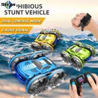 SIXPS Mobil Remote Control ของเล่นชายหาด4WD ความเร็วสูง2.4G สำหรับรถ RC รถของเล่นผาดโผนสะเทินน้ำสะเทินบก