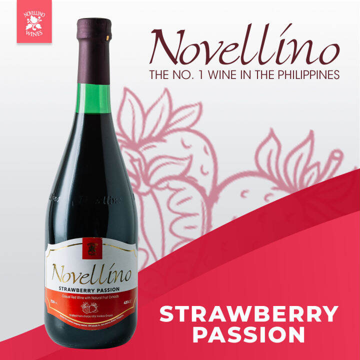 Novellino Strawberry Passion Red Wine Lazada PH