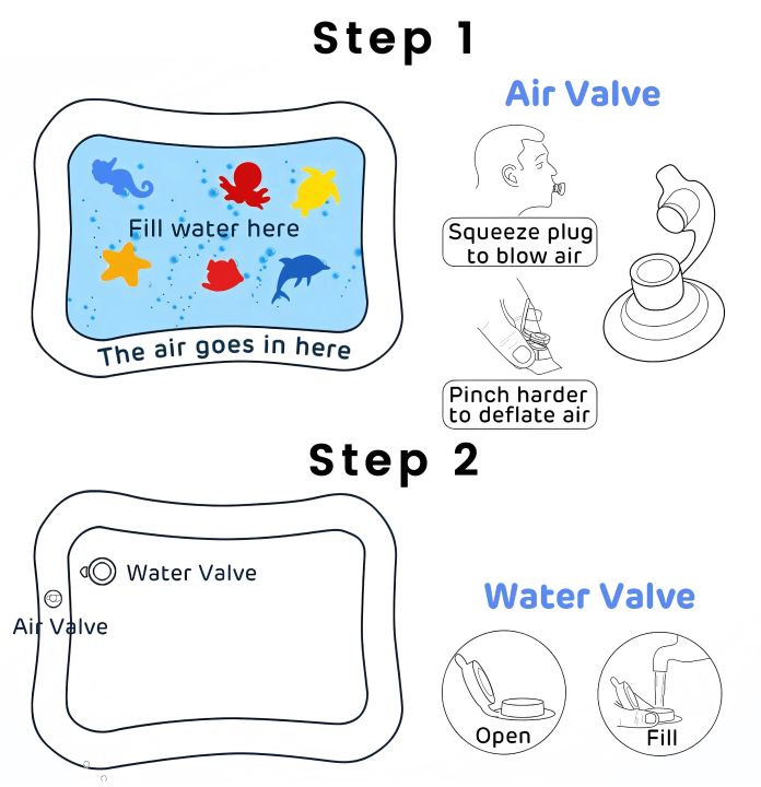 no-5-เบาะเป่าลม-แบบมีน้ำและรูปสัตว์ใต้ท้องทะเล-สำหรับเด็ก-เสื่อเล่นน้ำทารกเป่าลมใส่น้ำได้-ของเล่นเด็กน่ารัก-ของเล่นเสริมพัฒนาการเด็ก