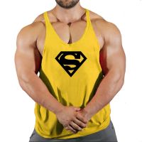 Gym Tank Top Men Fitness Clothing Super Man BEAST Bodybuilding Tanktops Summer Sport Stringer for Male Sleeveless Vest Shirts